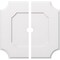 Ekena Millwork Locke Architectural Grade PVC Ceiling Medallion, 36"OD x 3"ID x 21 1/2"C x 1"P, Two-Piece CMP36LE2-03000 - alternate 1